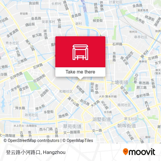 登云路小河路口 map
