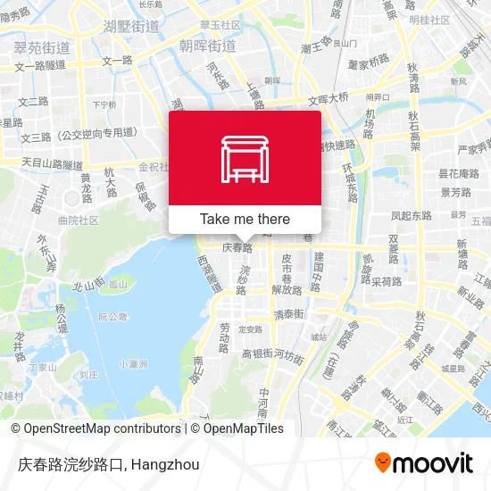 庆春路浣纱路口 map