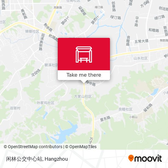 闲林公交中心站 map
