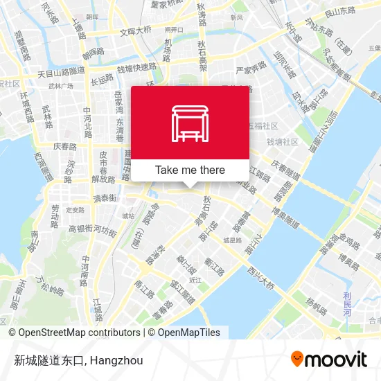 新城隧道东口 map