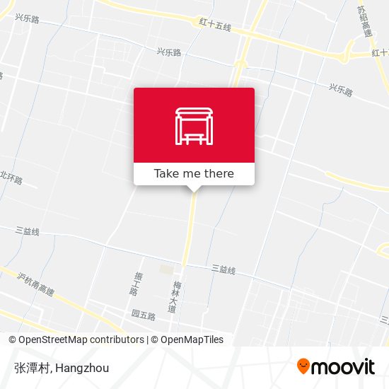 张潭村 map