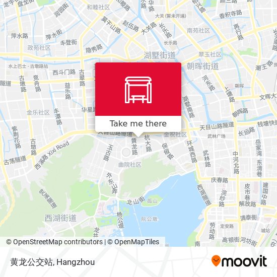 黄龙公交站 map