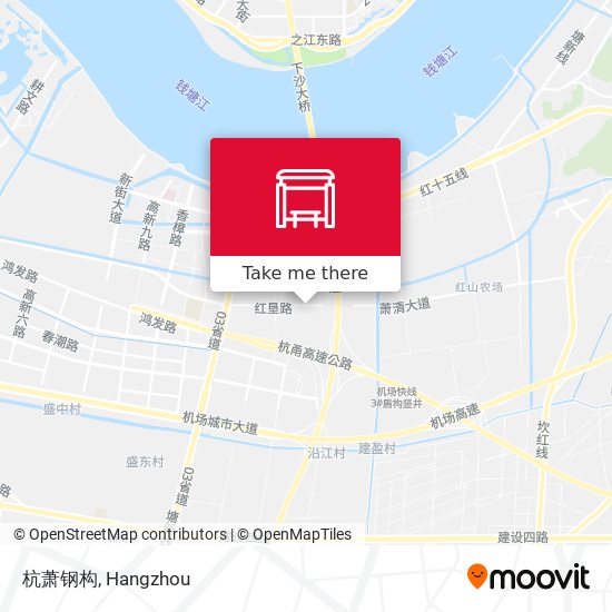 杭萧钢构 map
