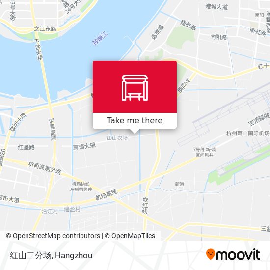 红山二分场 map