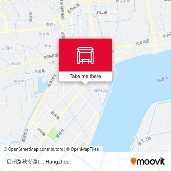 启潮路秋潮路口 map