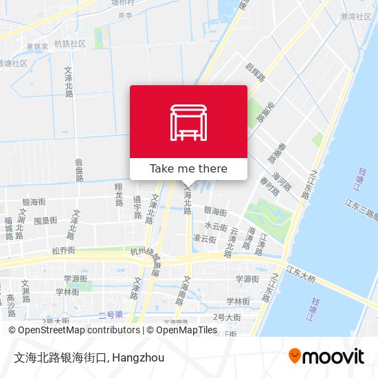 文海北路银海街口 map