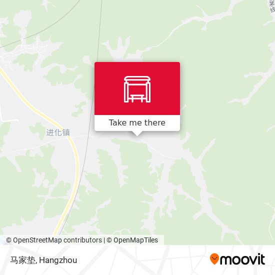 马家垫 map