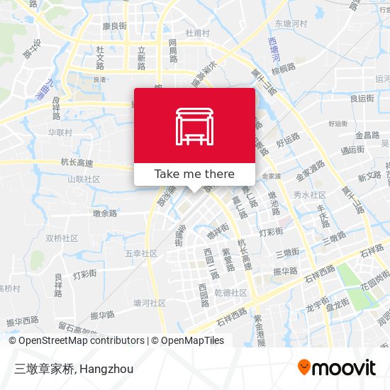 三墩章家桥 map