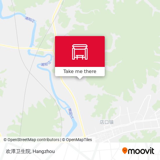 欢潭卫生院 map