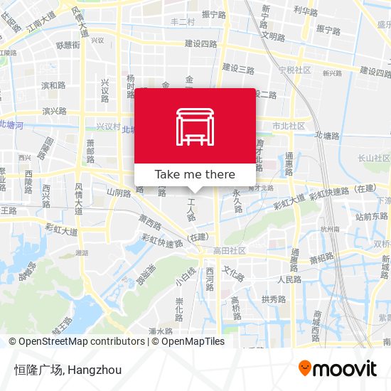 恒隆广场 map