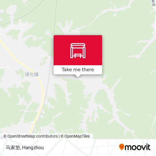 马家垫 map