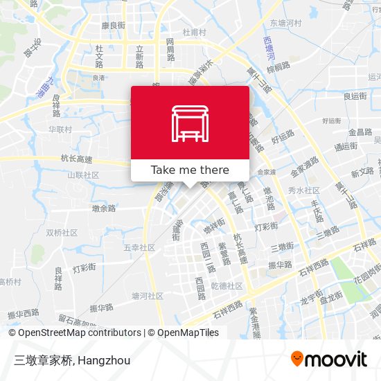 三墩章家桥 map