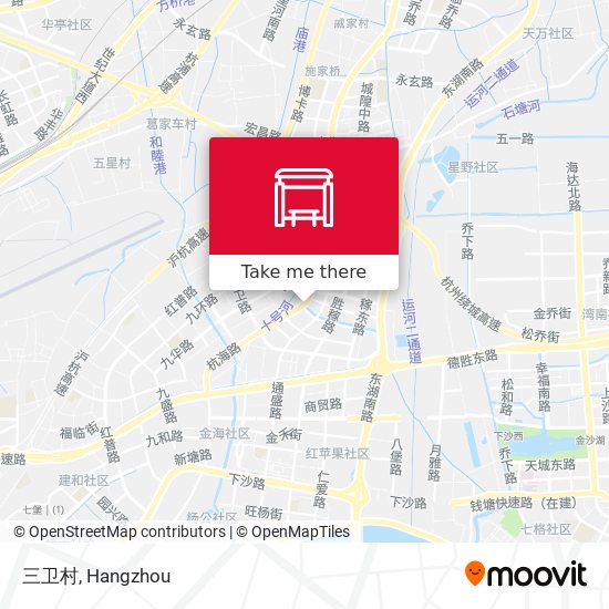 三卫村 map