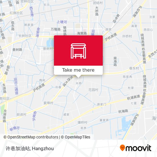 许巷加油站 map