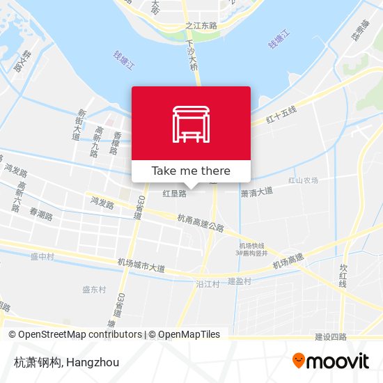 杭萧钢构 map