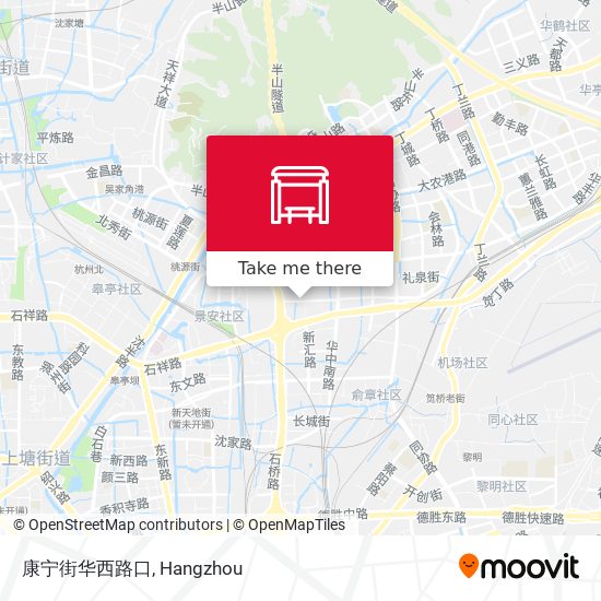 康宁街华西路口 map