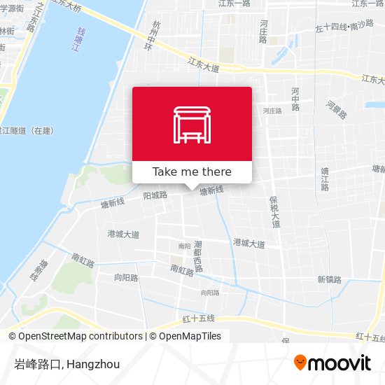 岩峰路口 map