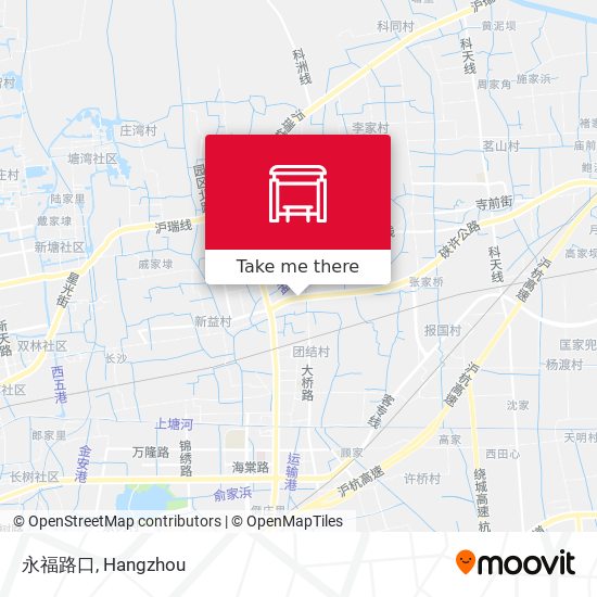 永福路口 map