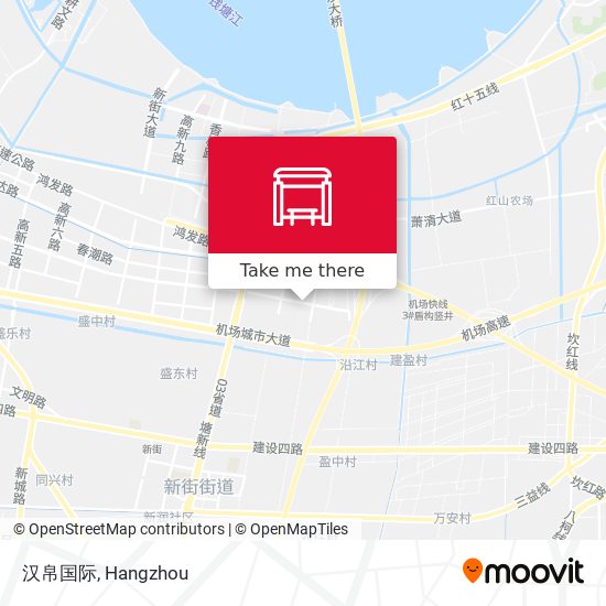 汉帛国际 map