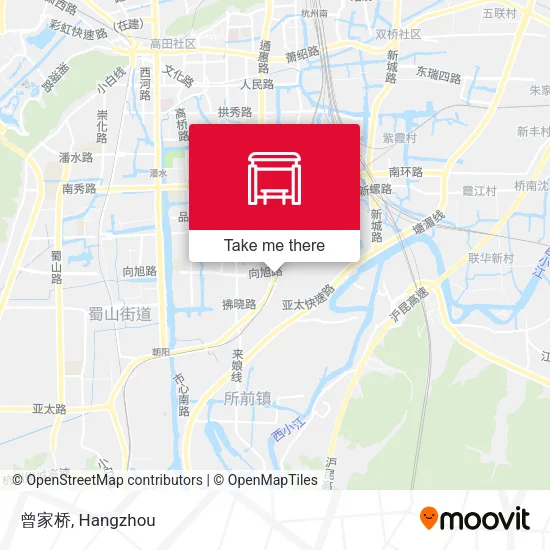 曾家桥 map
