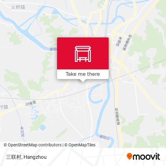 三联村 map
