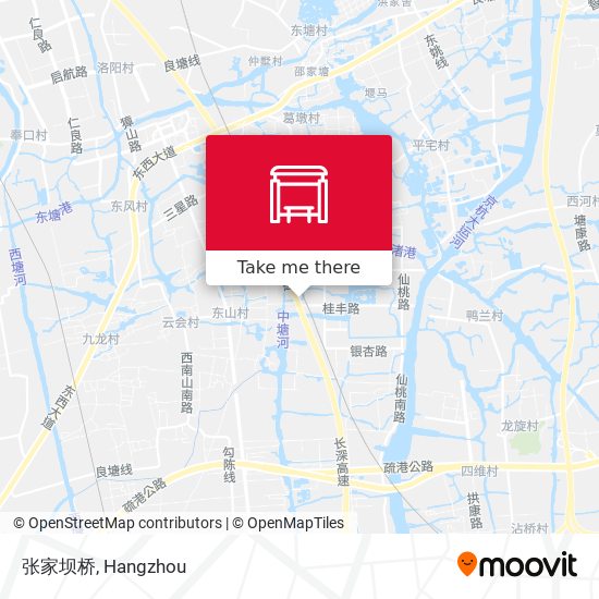 张家坝桥 map