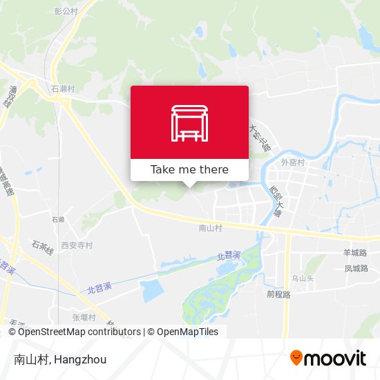 南山村 map