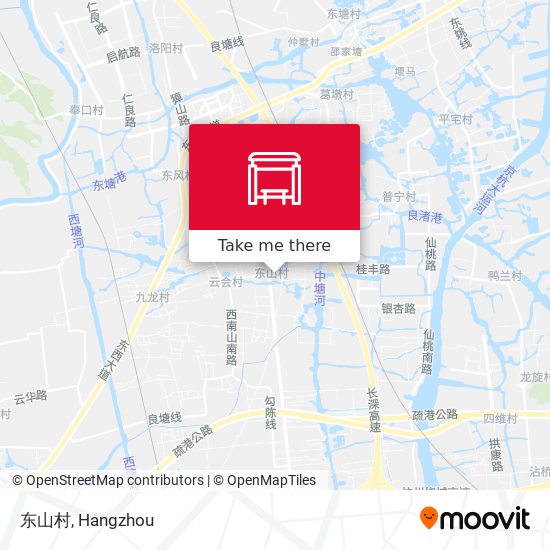东山村 map