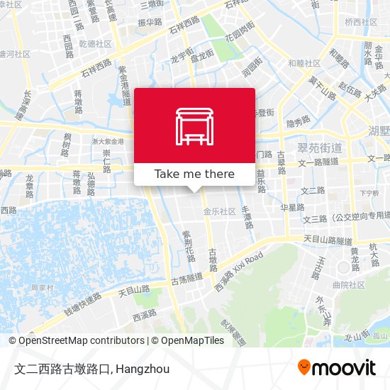 文二西路古墩路口 map