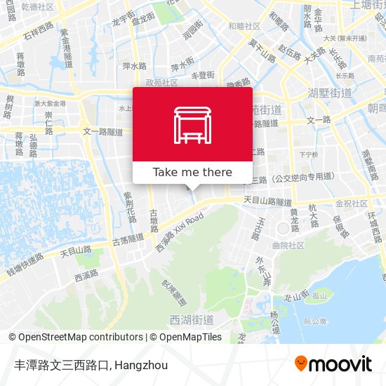 丰潭路文三西路口 map