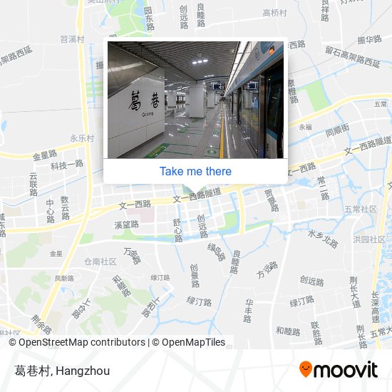 葛巷村 map