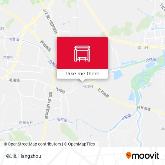 张堰 map