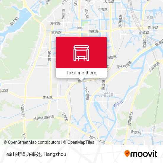 蜀山街道办事处 map