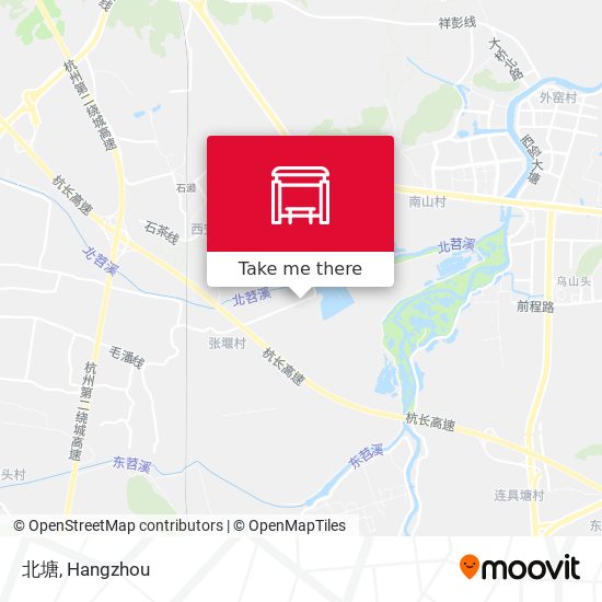 北塘 map