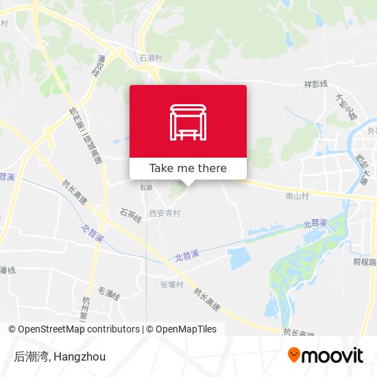 后潮湾 map