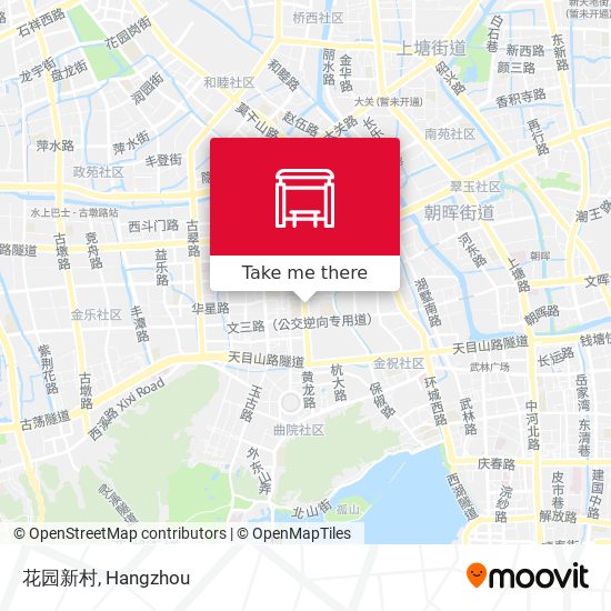 花园新村 map