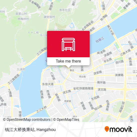 钱江大桥换乘站 map