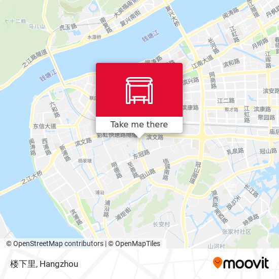 楼下里 map