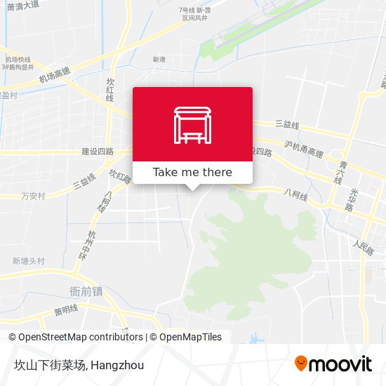 坎山下街菜场 map