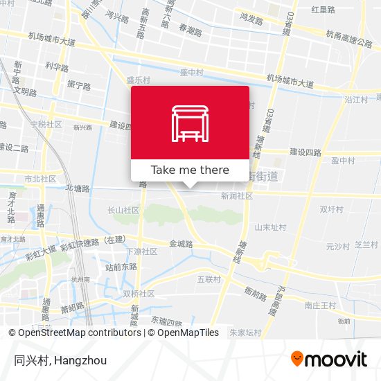 同兴村 map
