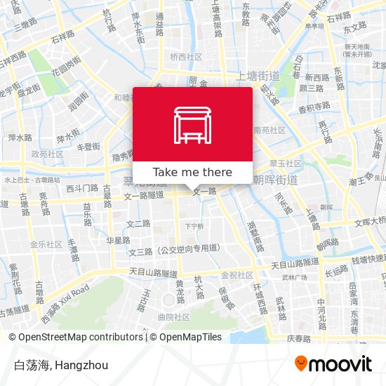 白荡海 map