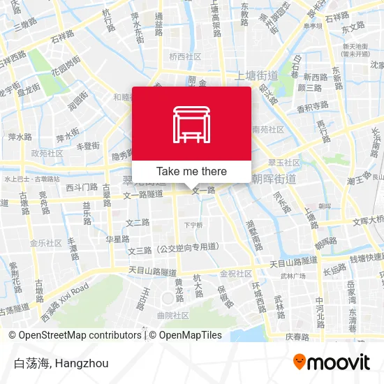 白荡海 map