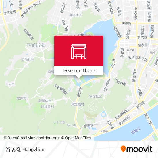 浴鹄湾 map