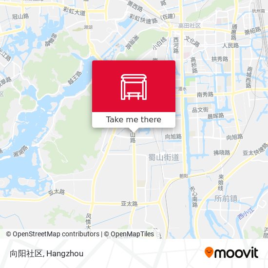 向阳社区 map