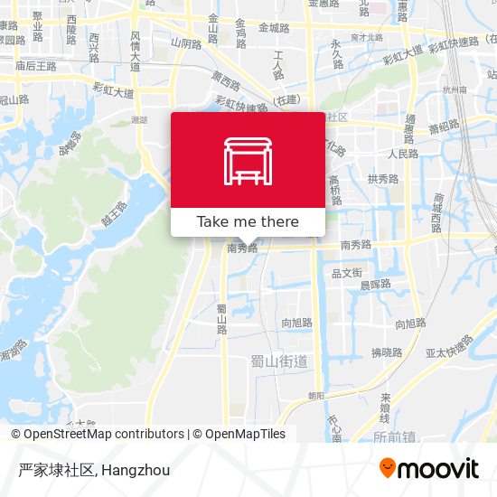 严家埭社区 map