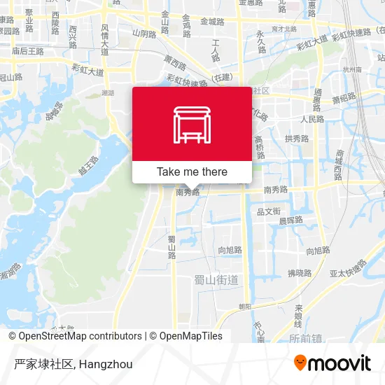 严家埭社区 map