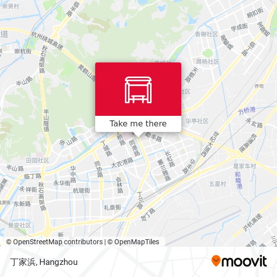 丁家浜 map