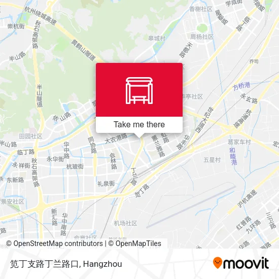 笕丁支路丁兰路口 map