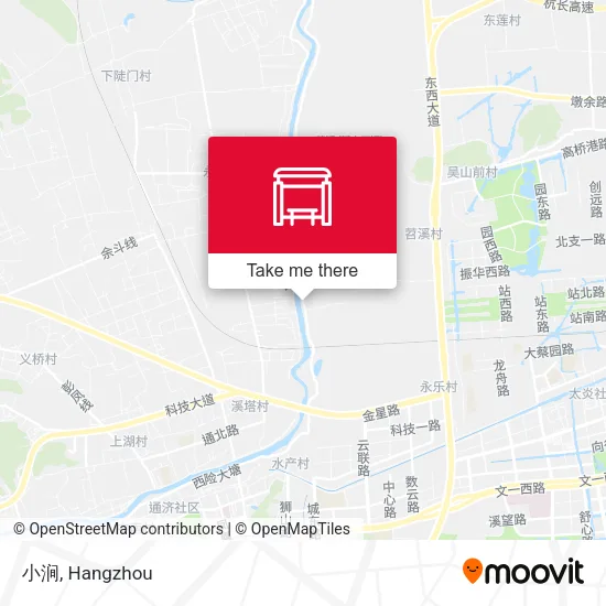 小涧 map