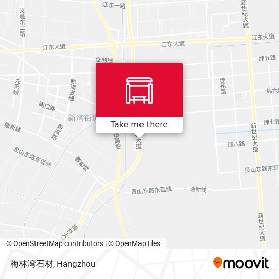 梅林湾石材 map